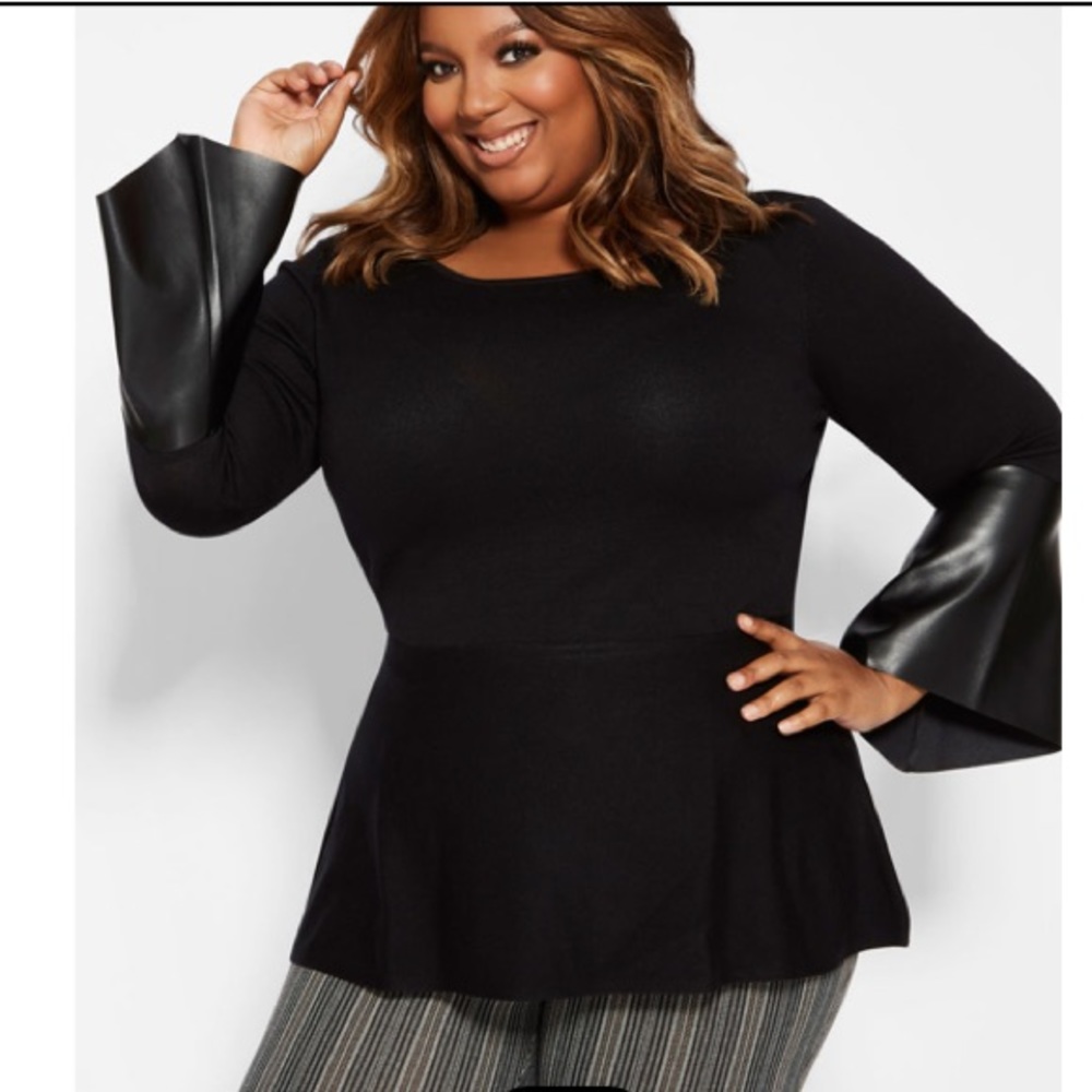 Ashley Stewart Bell Sleeve Sweater SZ 18/20